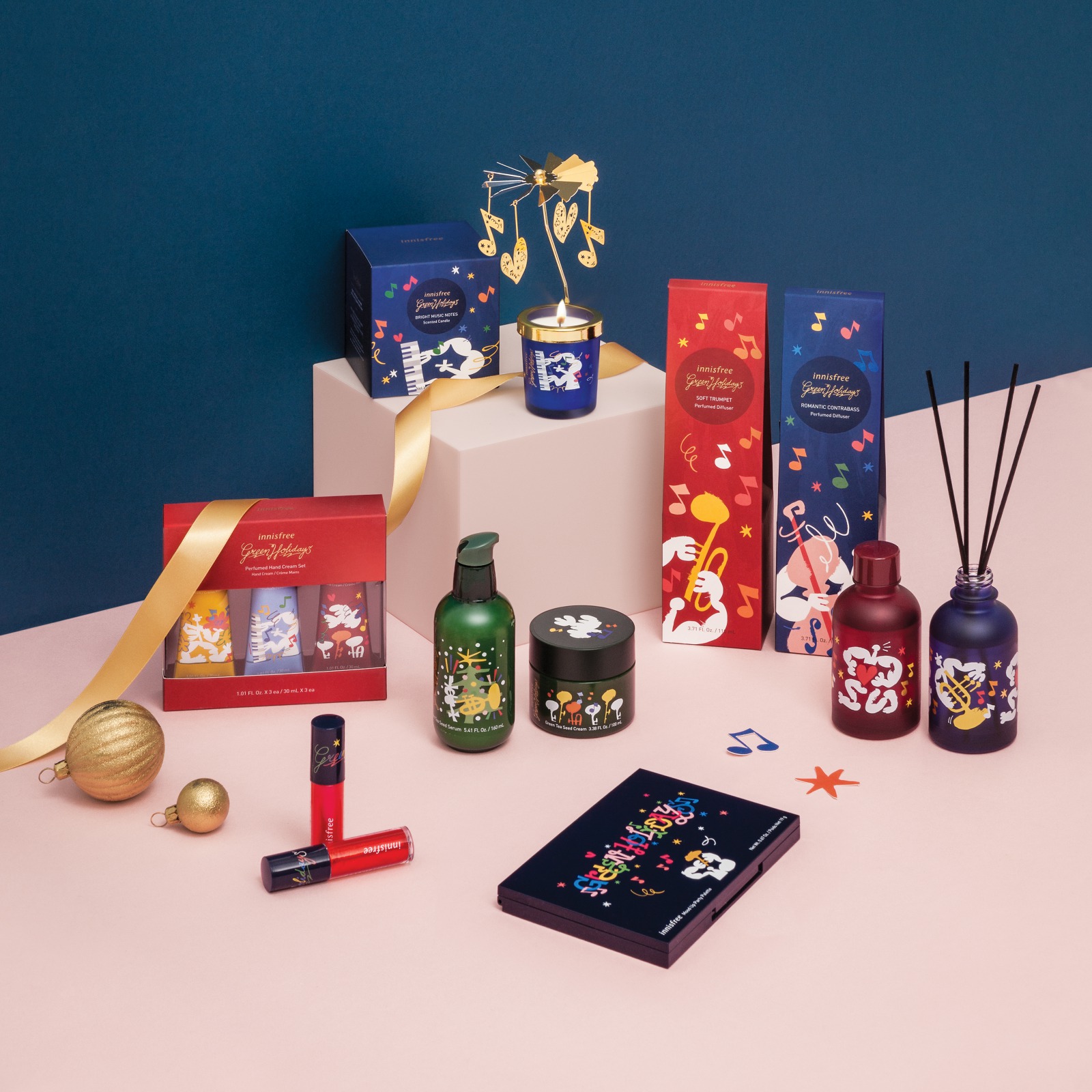 【グリーンホリデー】innisfree 2019ホリデーコレクションはクリスマスのポップなデザインにワクワクする!の画像